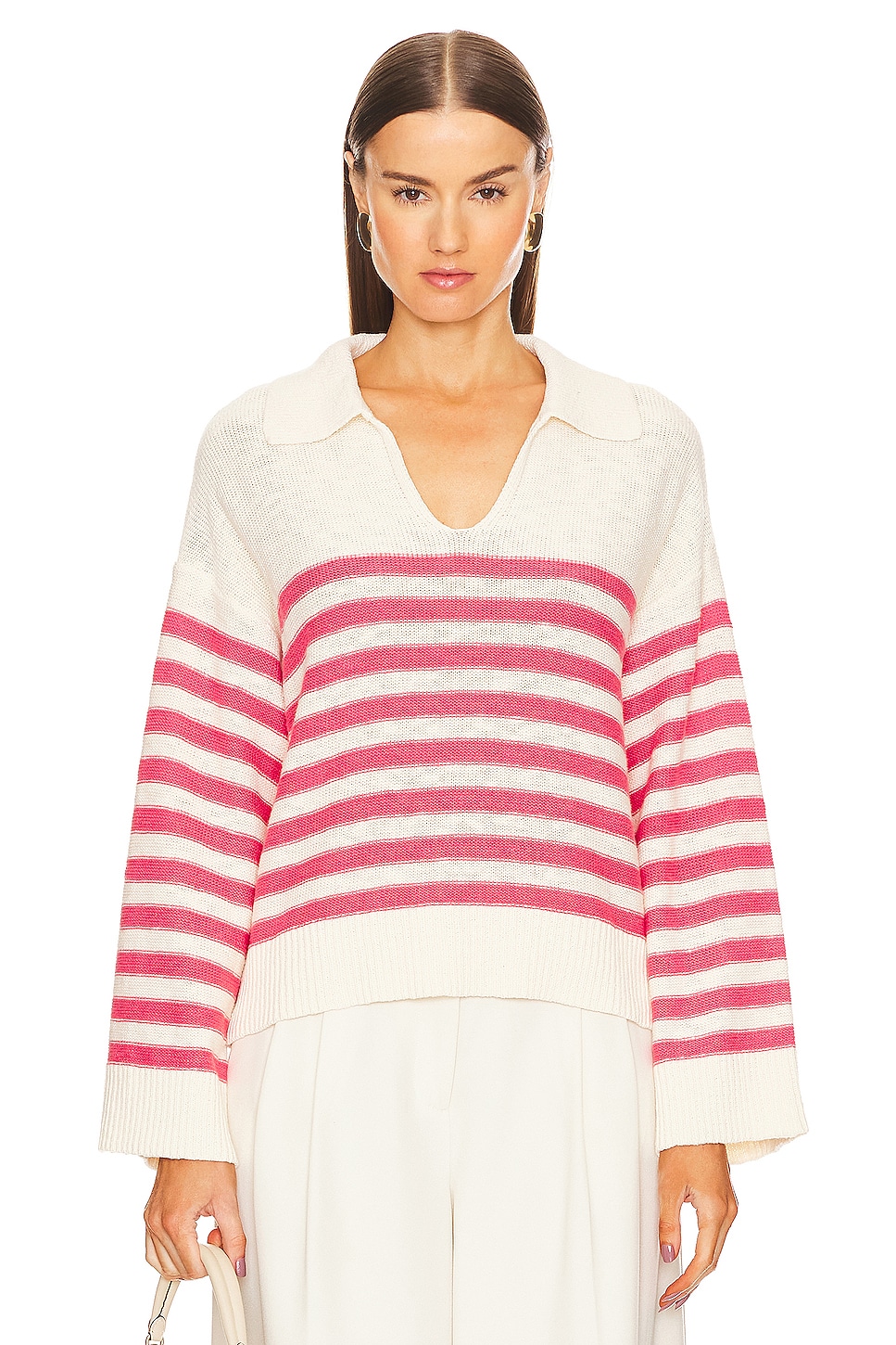 Sanctuary Perfect Timing Sweater in Flushed Stripe REVOLVE