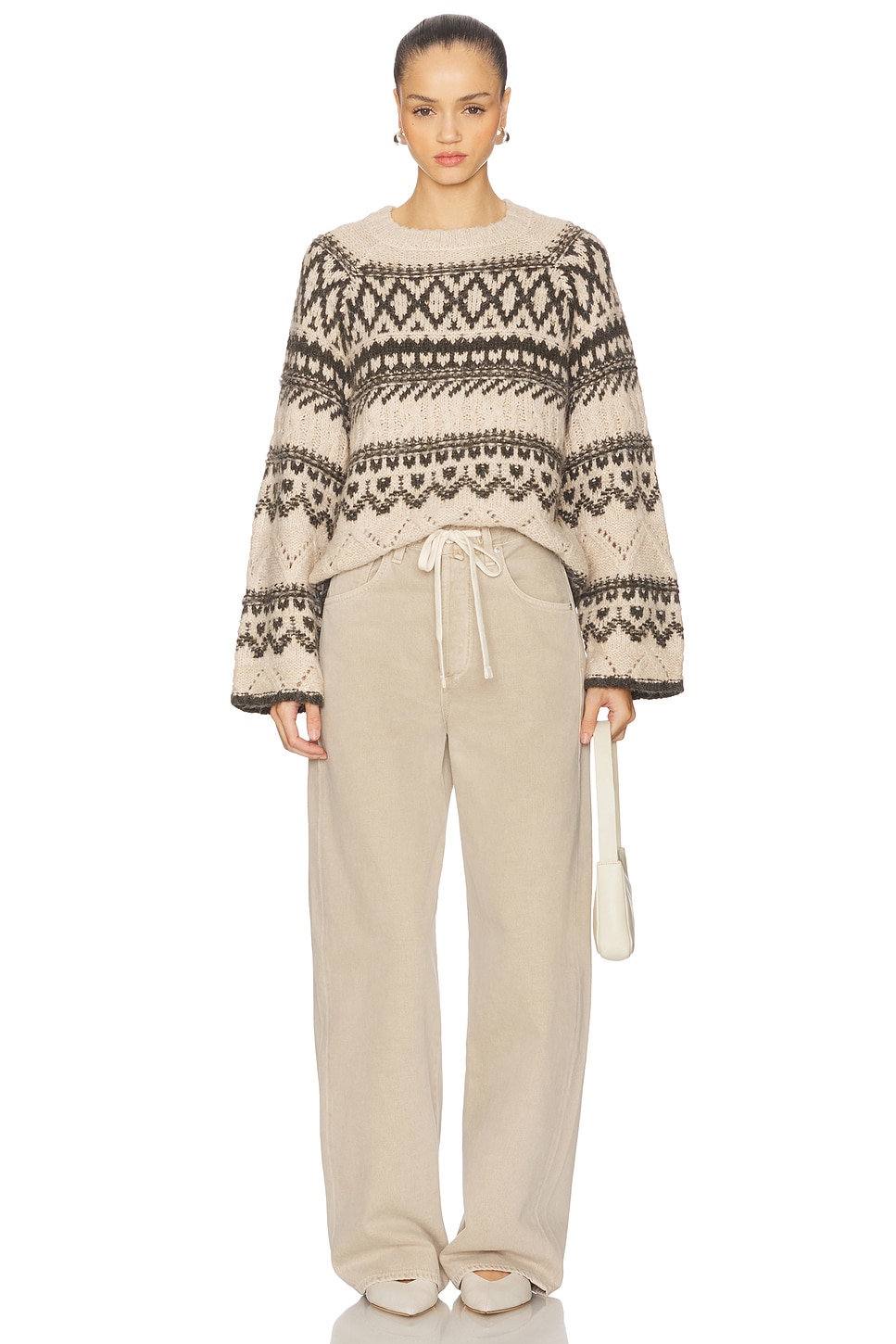 Fairisle Crew Neck Sweater