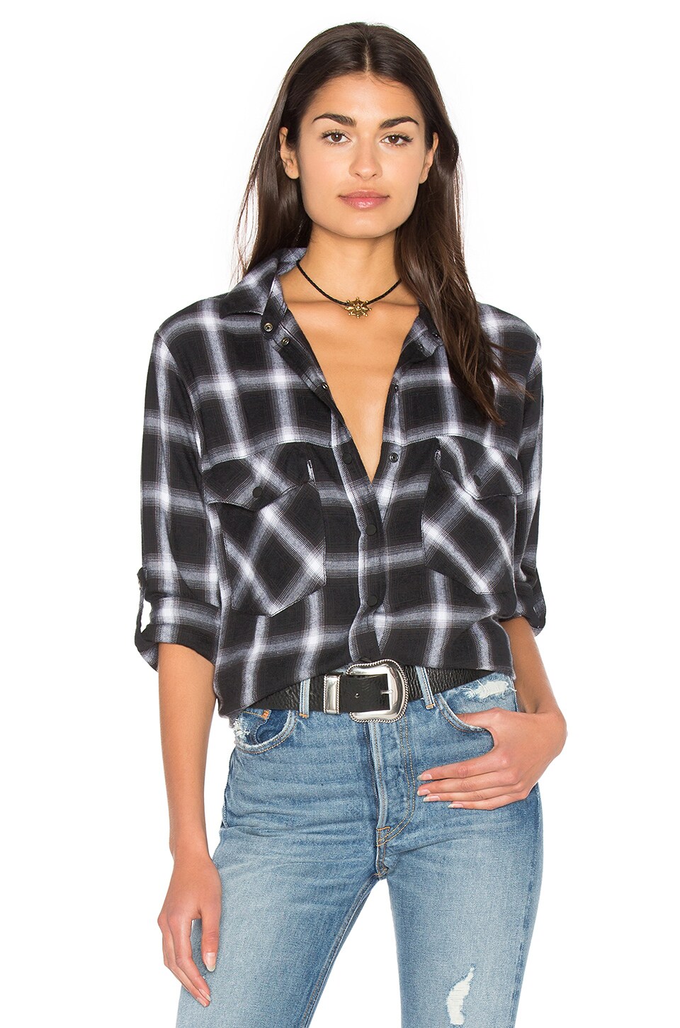 Sanctuary Boyfriend Shirt in Etienne 