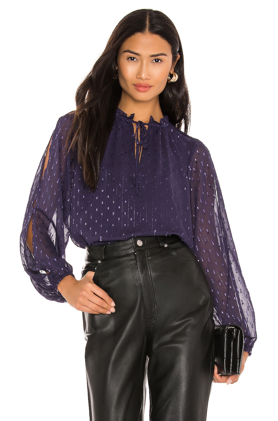 Sanctuary Forever Blouse in Dark Grape | REVOLVE