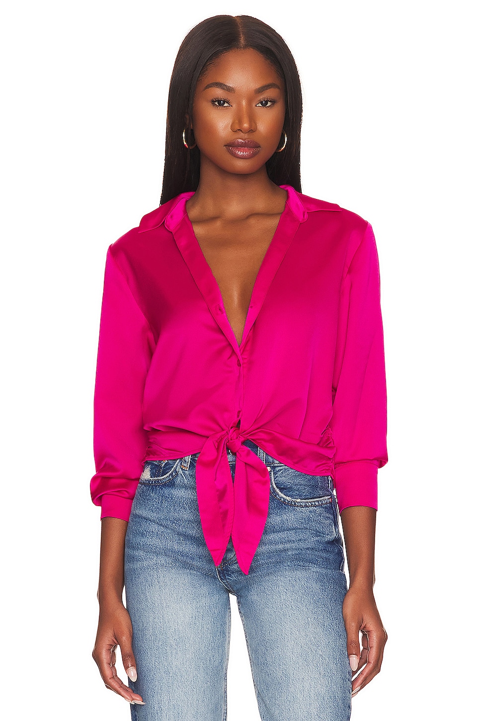 Love is Enough Stripe Tied-Up Shirt - 2 Colors