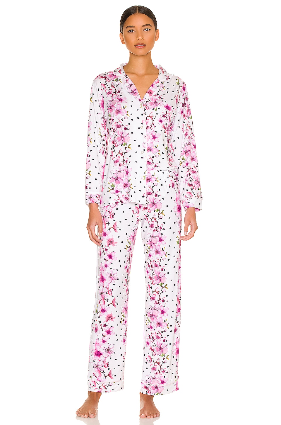 Stripe & Stare Pajama Set in Blossom Dots | REVOLVE