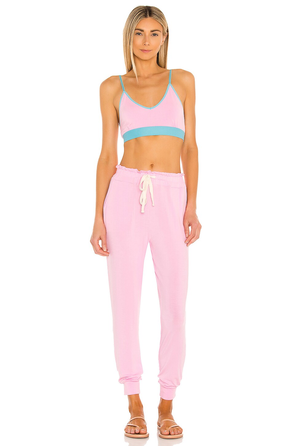 Stripe & Stare Candy Floss Lounge Pant Candy Floss