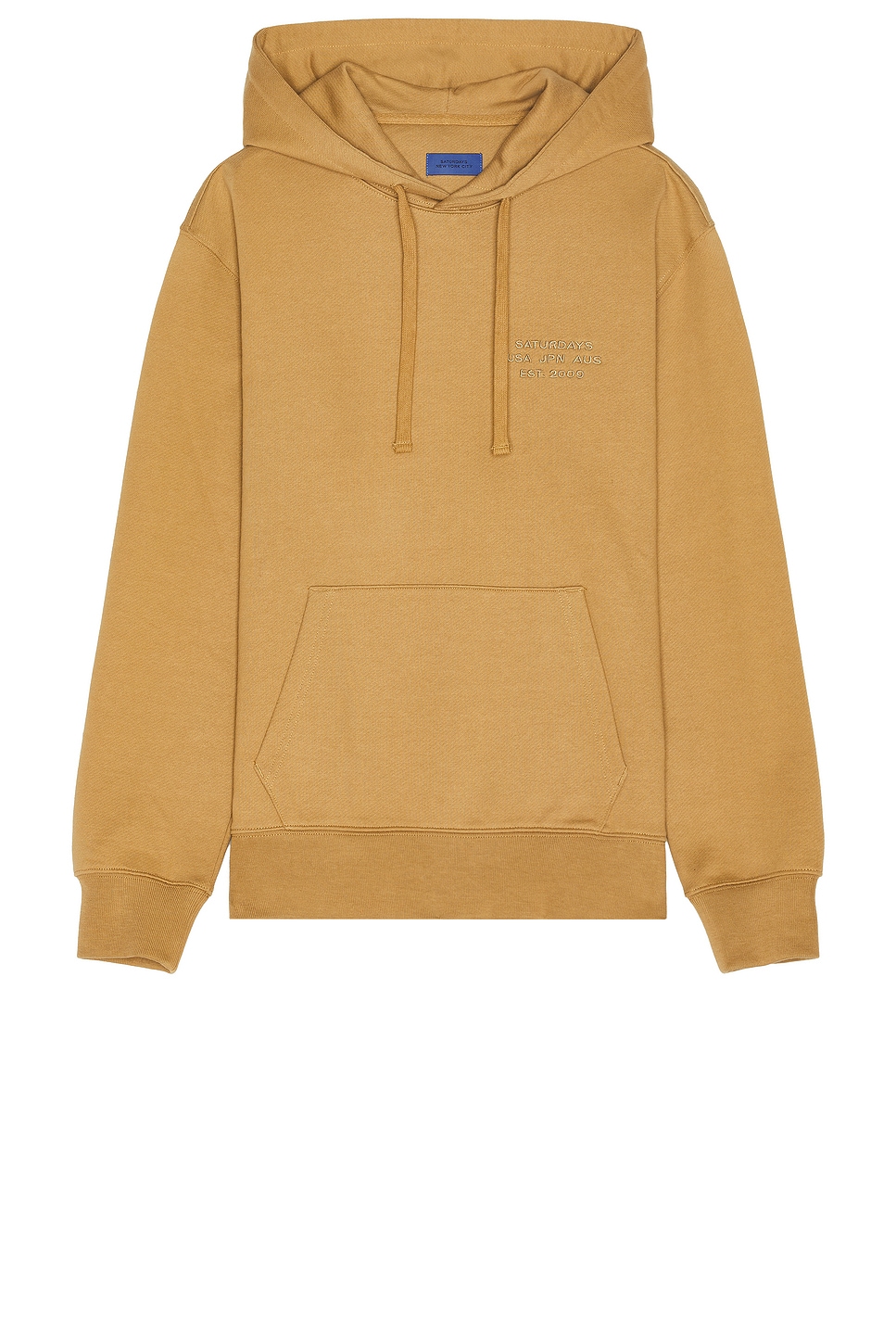 SATURDAYS NYC Ditch International Hoodie in Camel REVOLVE