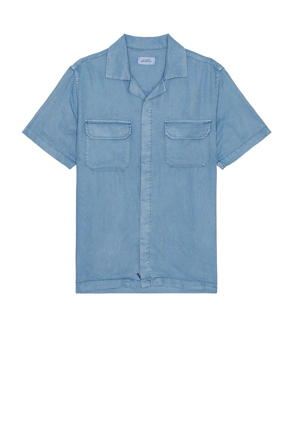 SATURDAYS NYC 襯衫於Coronet Blue | REVOLVE