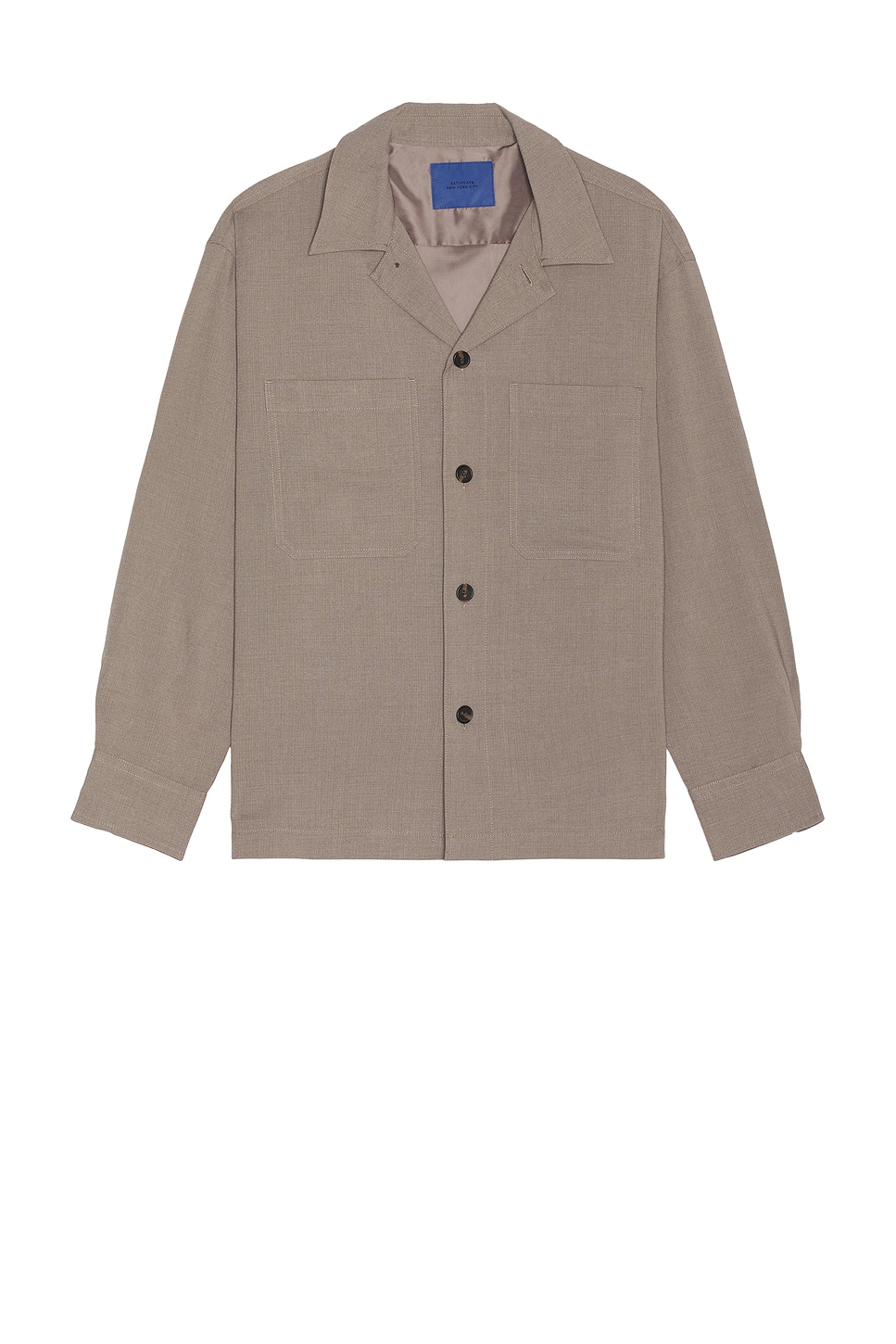 Driessen Wool Gabardine Overshirt