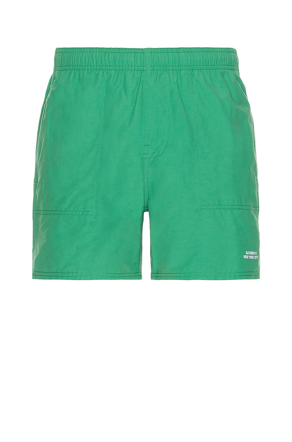 SATURDAYS NYC Talley Swim Short in Pine Green | REVOLVE