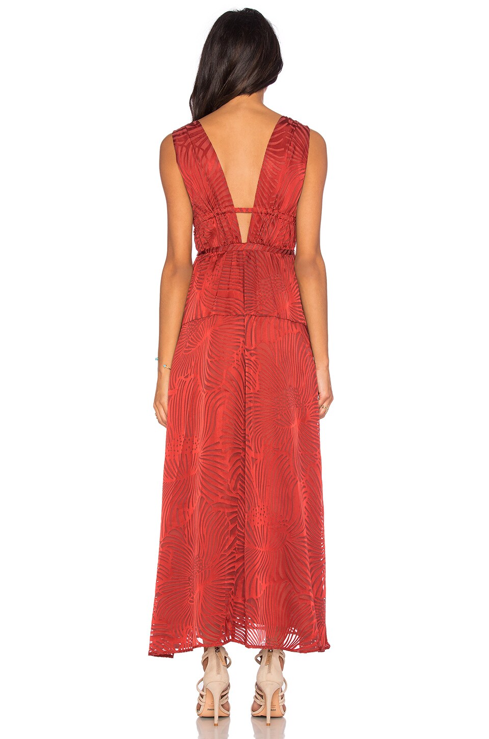 SAU Rebekah Maxi Dress in Burnt Orange | REVOLVE