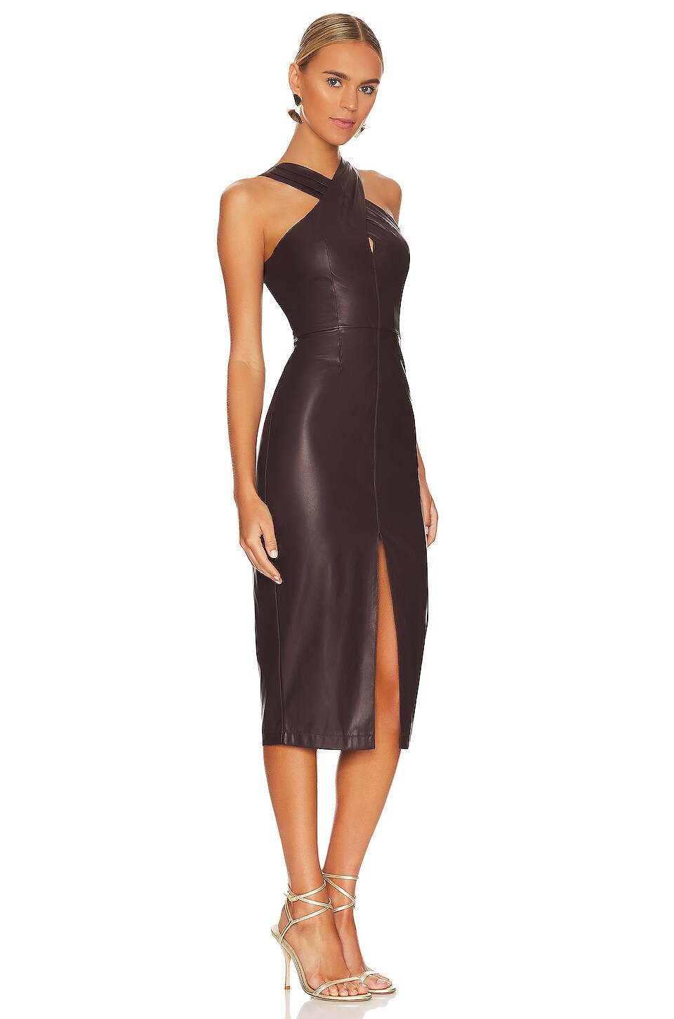 SAYLOR Rach Midi Dress in Plum