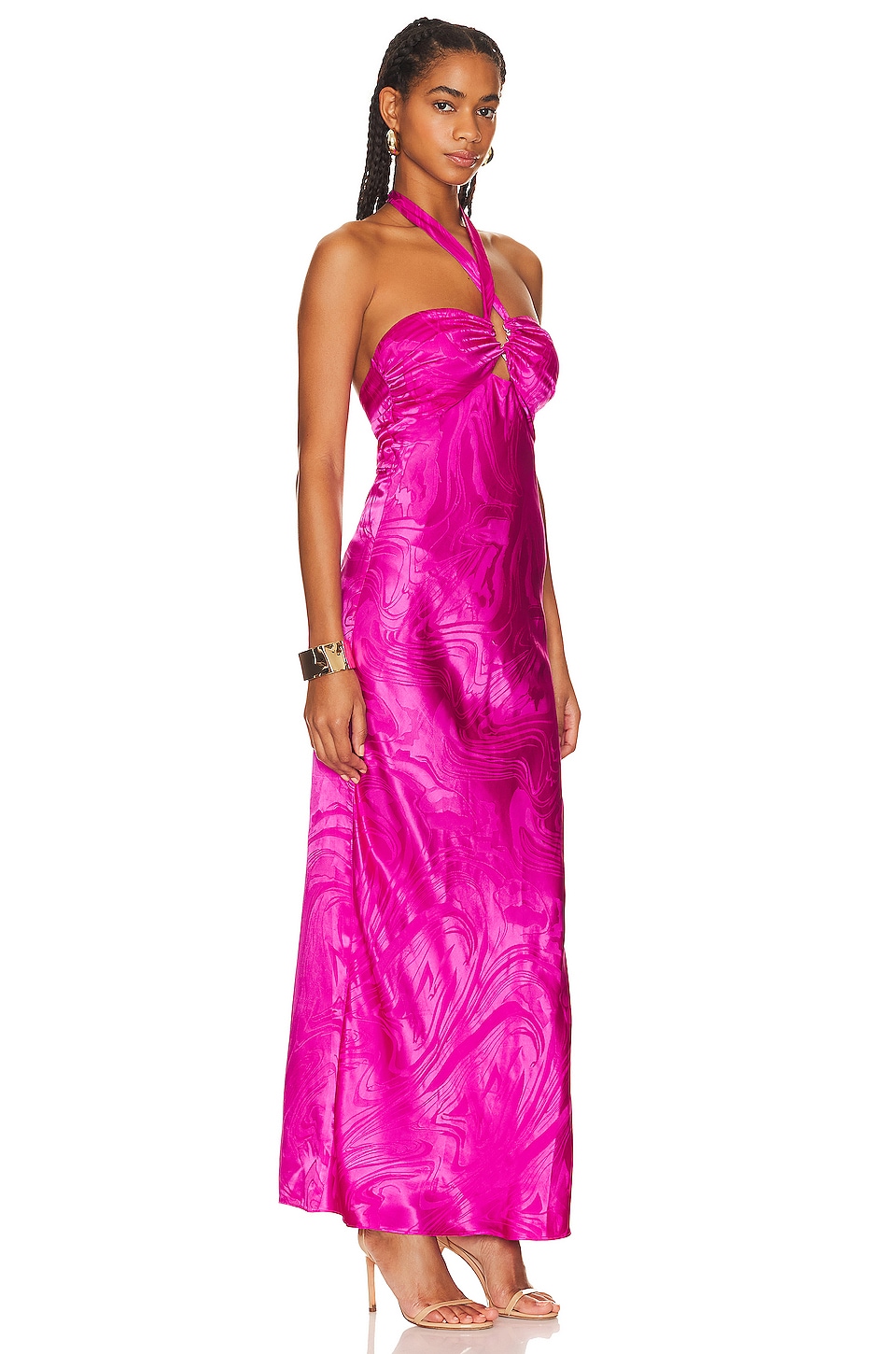 SAYLOR Toula Dress in Magenta