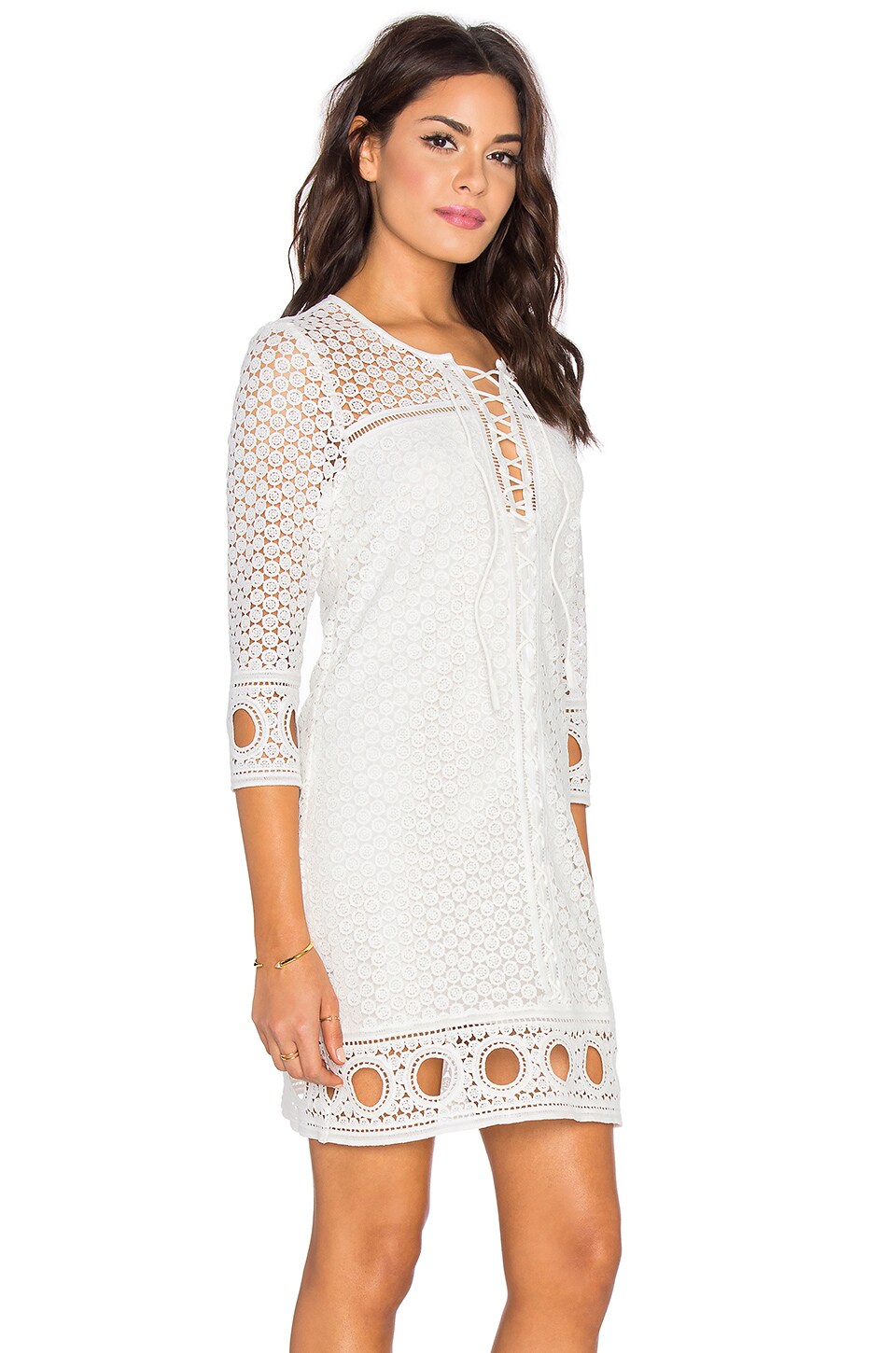 SAYLOR Alexia Dress in White