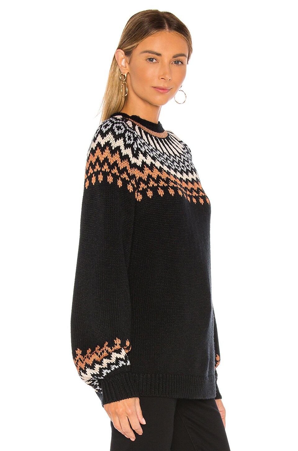 SAYLOR Souki Pullover in Black