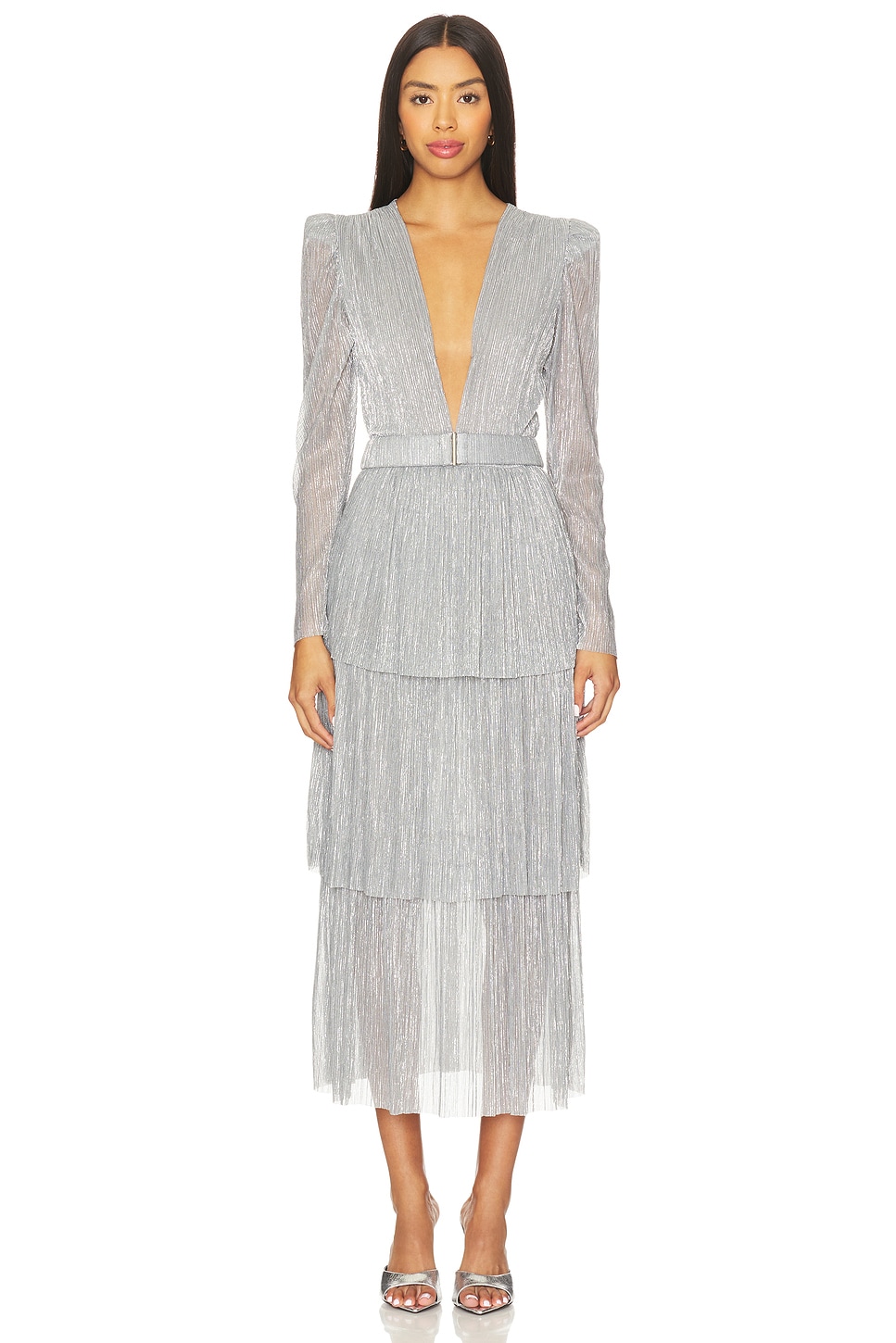 Sabina Musayev Carry Dress in Grey - Size Xs