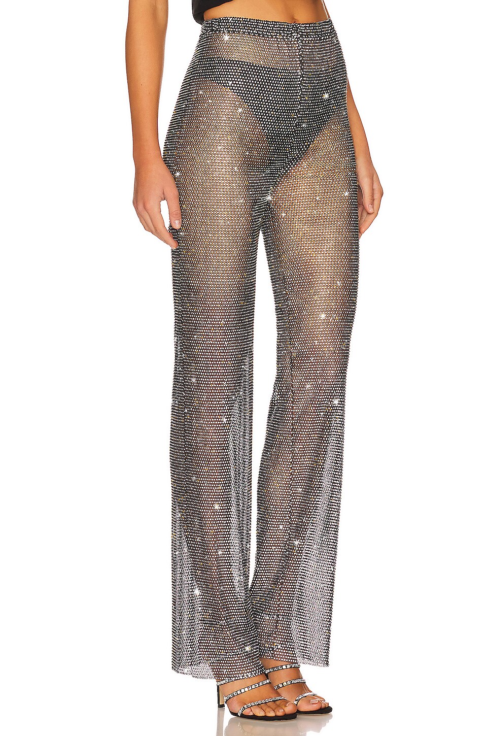 Santa Brands Rhinestone Pant in Black