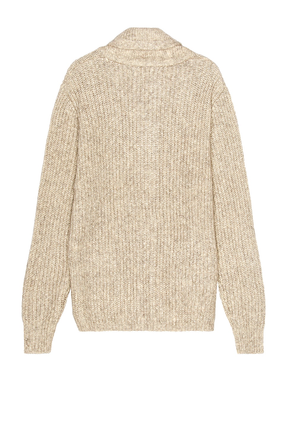 Schott Yak Blend Cardigan in Limestone