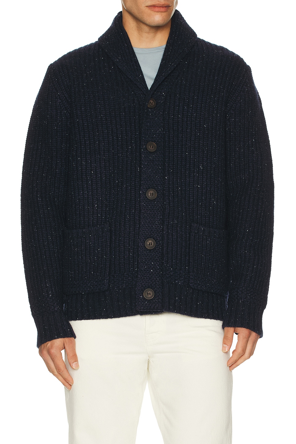 Schott Donegal Cardigan in Navy | REVOLVE