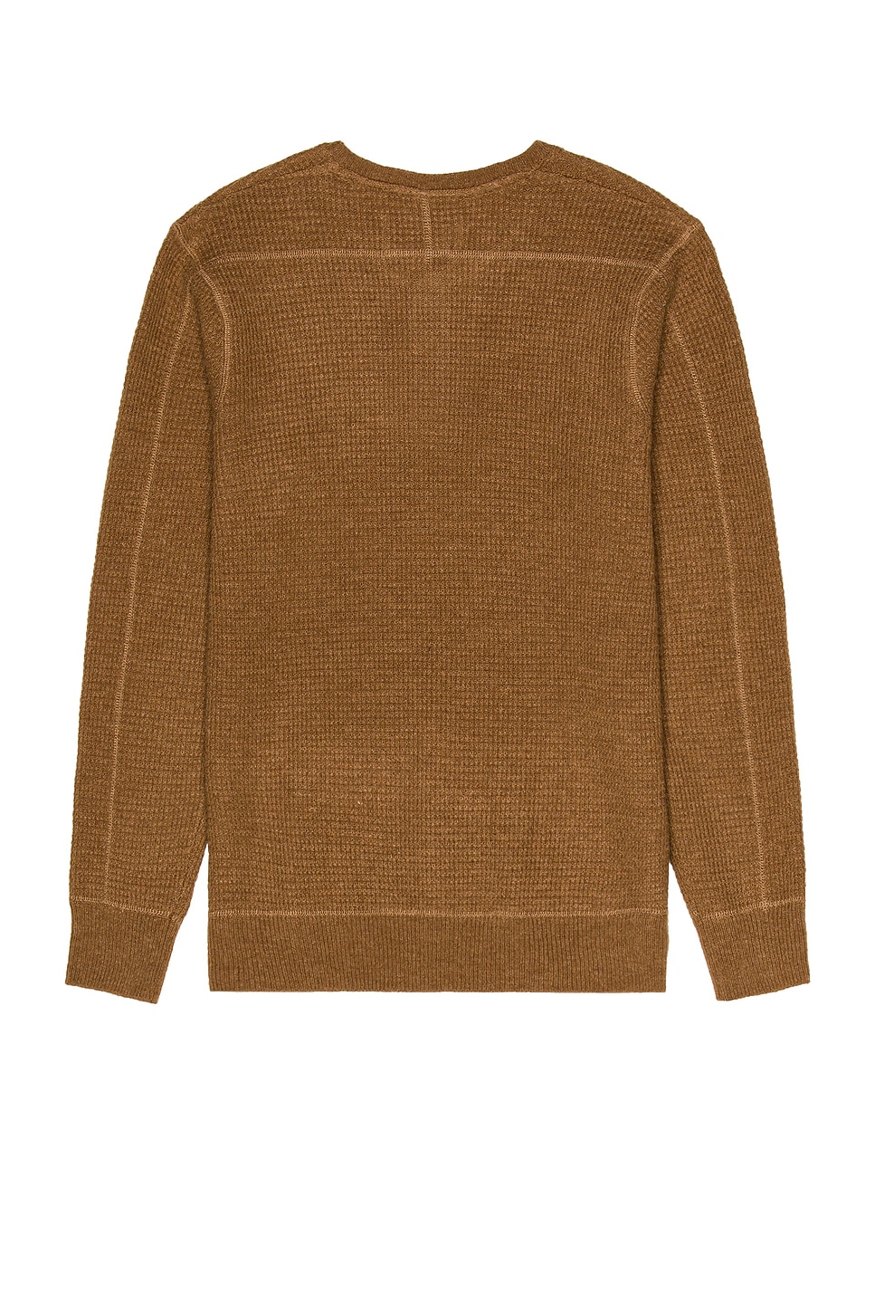 Schott Button Henley Sweater in Camel