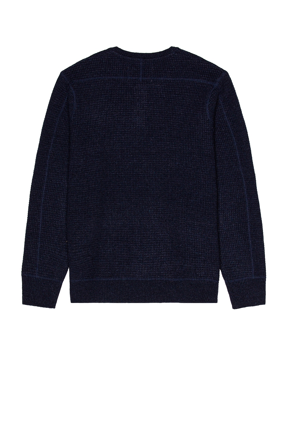 Schott Button Henley Sweater in Navy