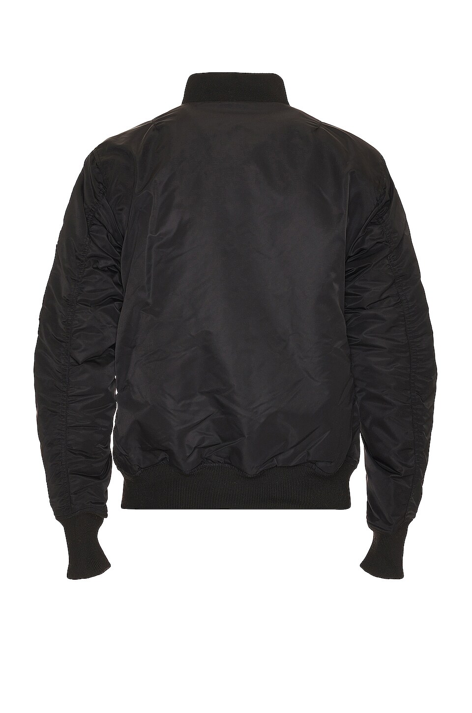 Schott Men's Nylon Flight Jacket in Black