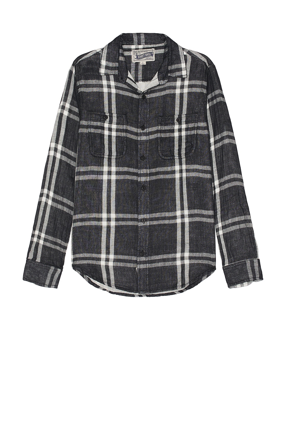 Double Weave Plaid Work Shirt - Thumbnail 1
