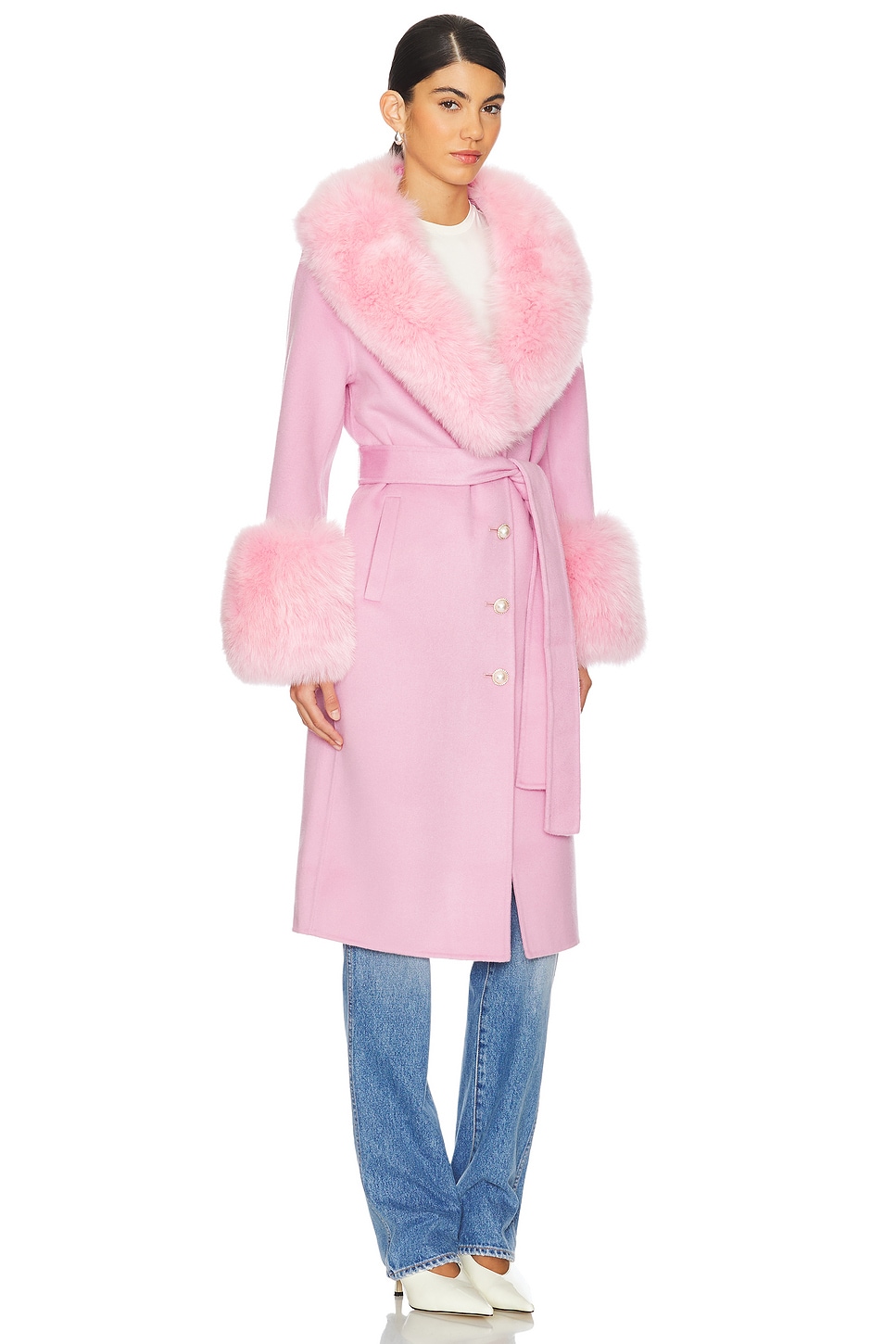 Jojo Cashmere Fur Coat