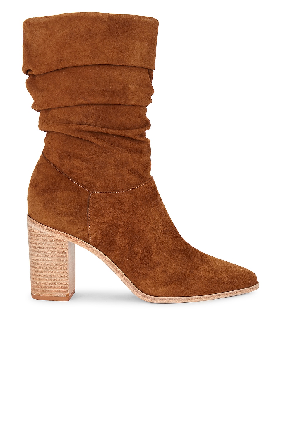 Schutz Ashlee Block Bootie In Bear | REVOLVE