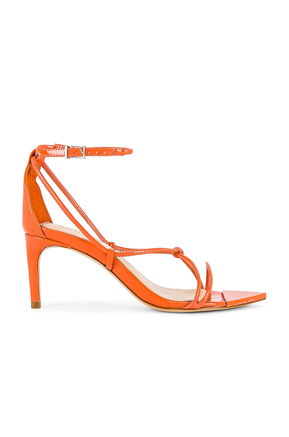 Revolve Women Shoes High Heels Heels Heeled Sandals Pamela Mid Heel in Orange. 