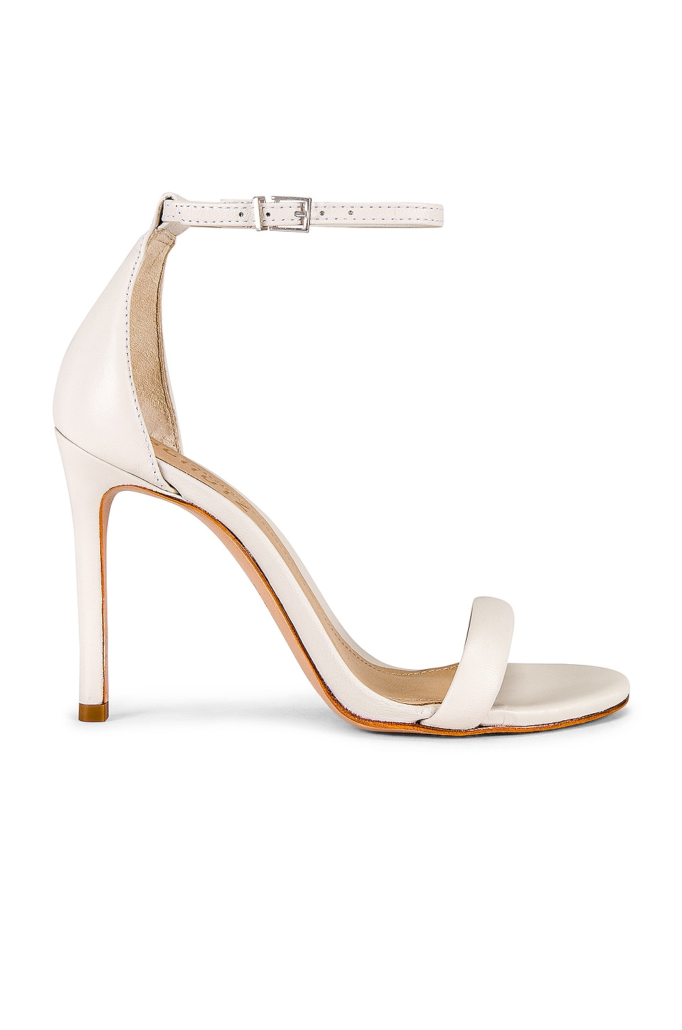 Sandales Argentées Miroir SCHUTZ Cadey Lee - Talons Hauts - Taille US 6 Femme - Neuf Avec Boîte