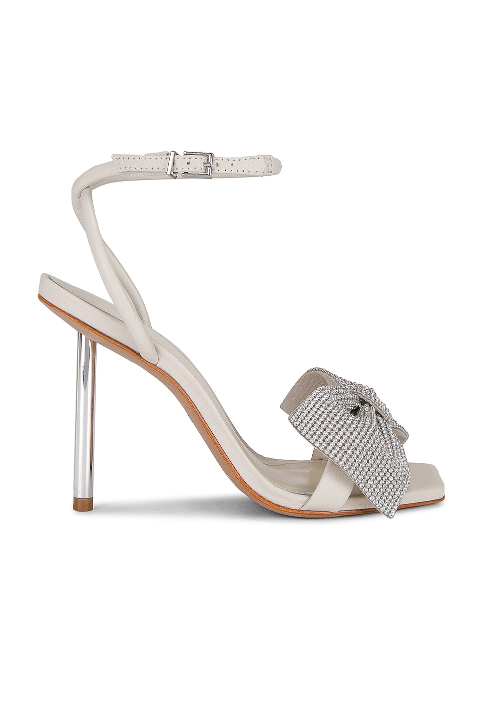 Schutz Mila Sandal in Pearl | REVOLVE