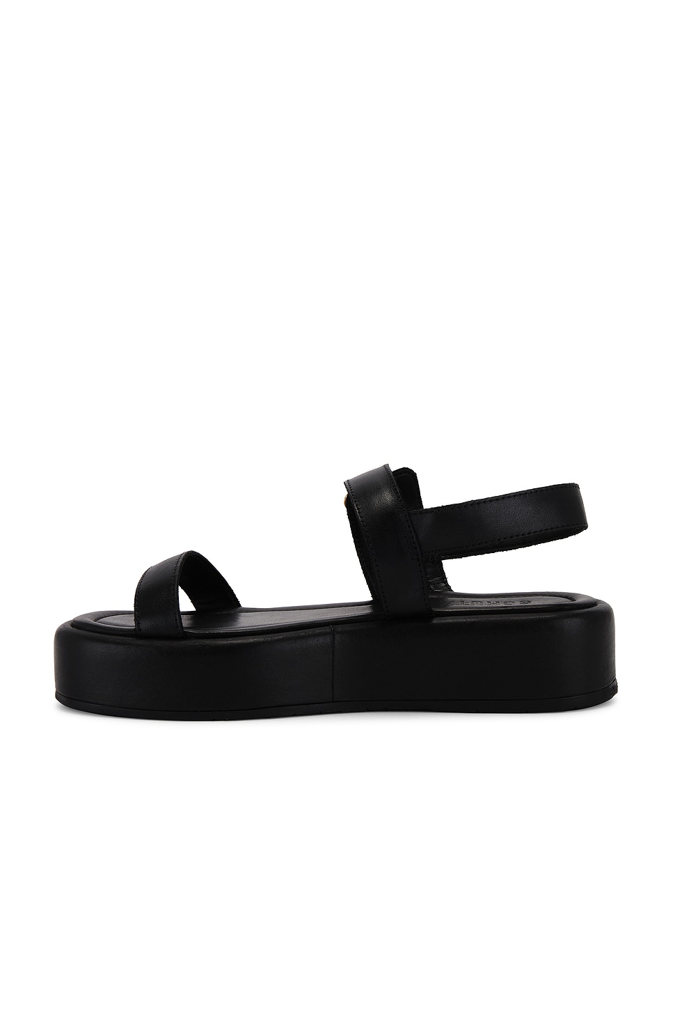 Schutz Wavy Platform Sandal in Black | REVOLVE