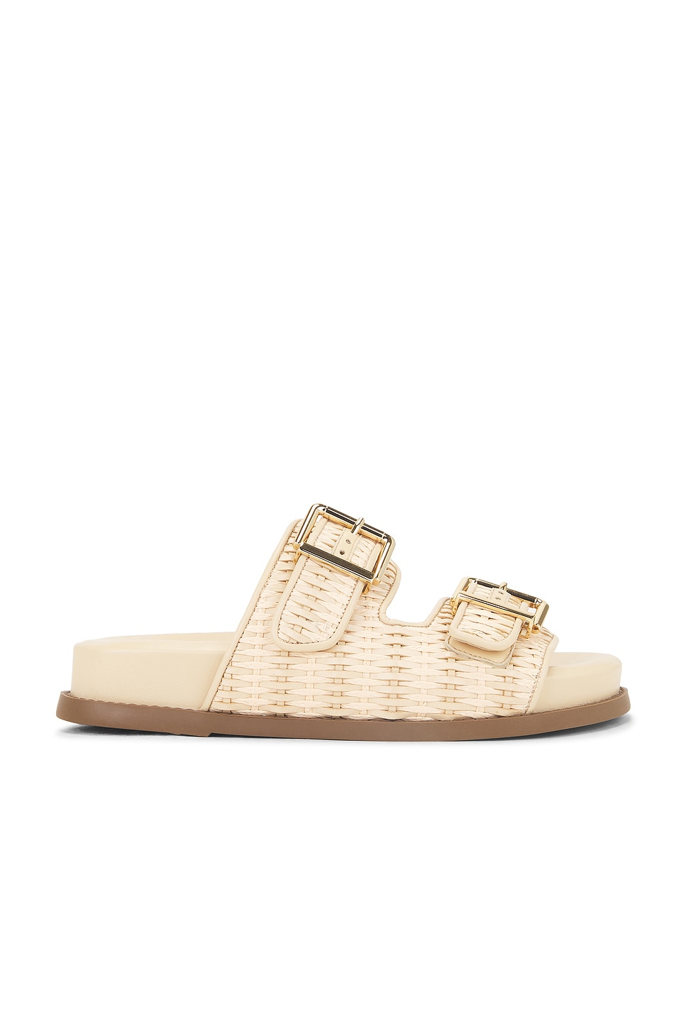 Schutz Naomi Sandal in Natural Natural Nibs REVOLVE
