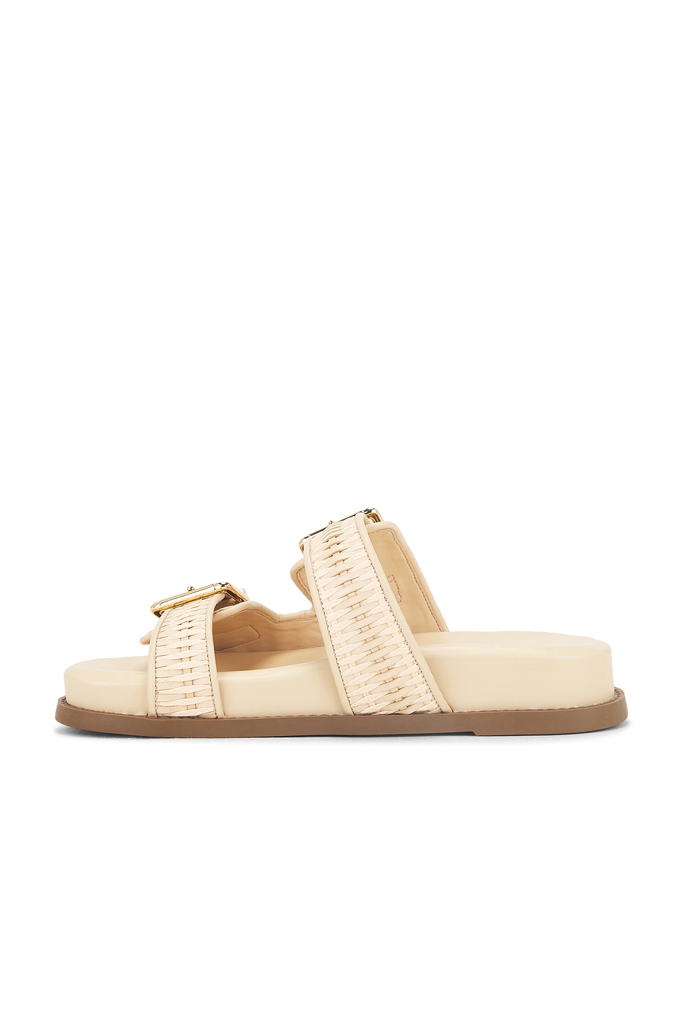 Schutz Naomi Sandal in Natural Natural Nibs REVOLVE