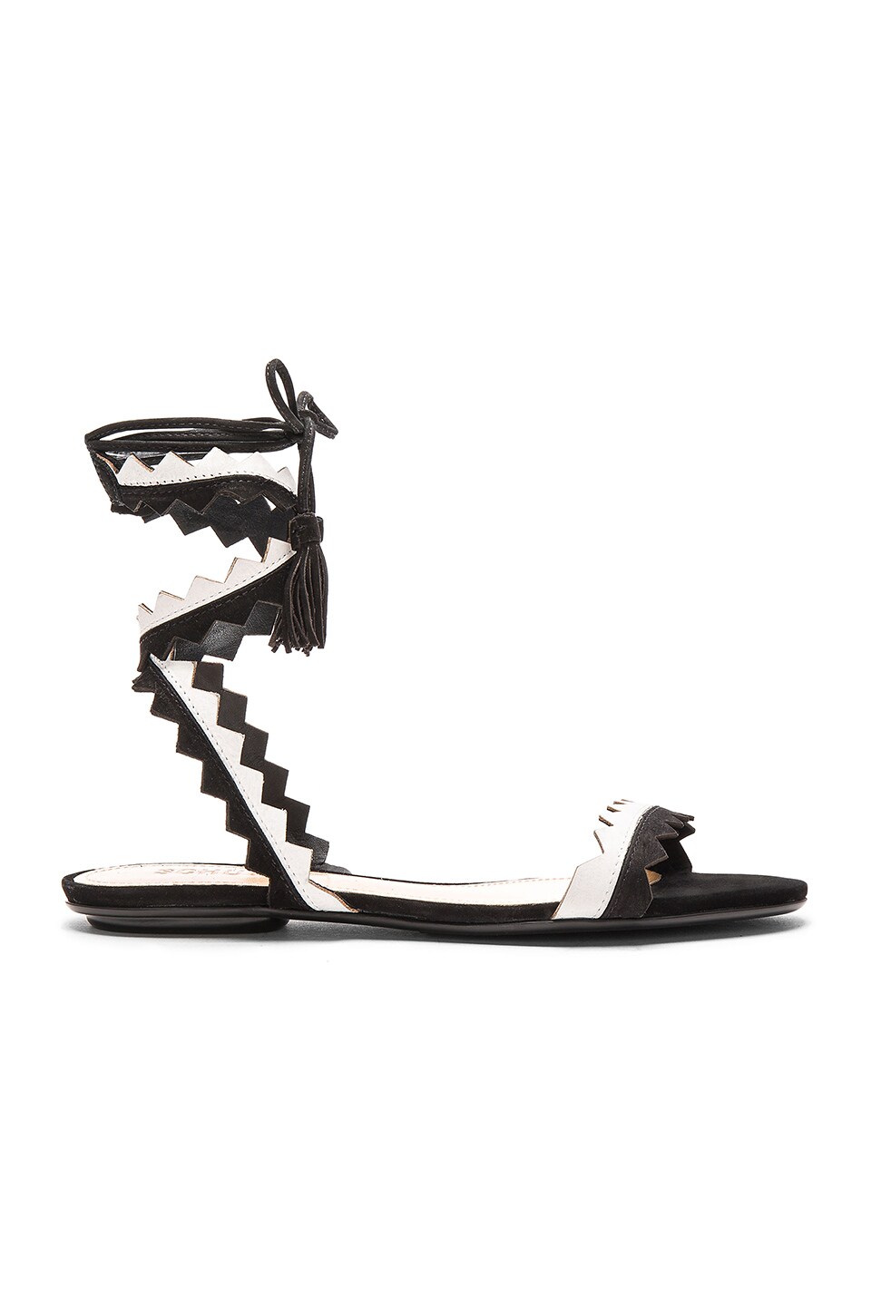 Schutz Lelia Sandal in Black & Pearl | REVOLVE