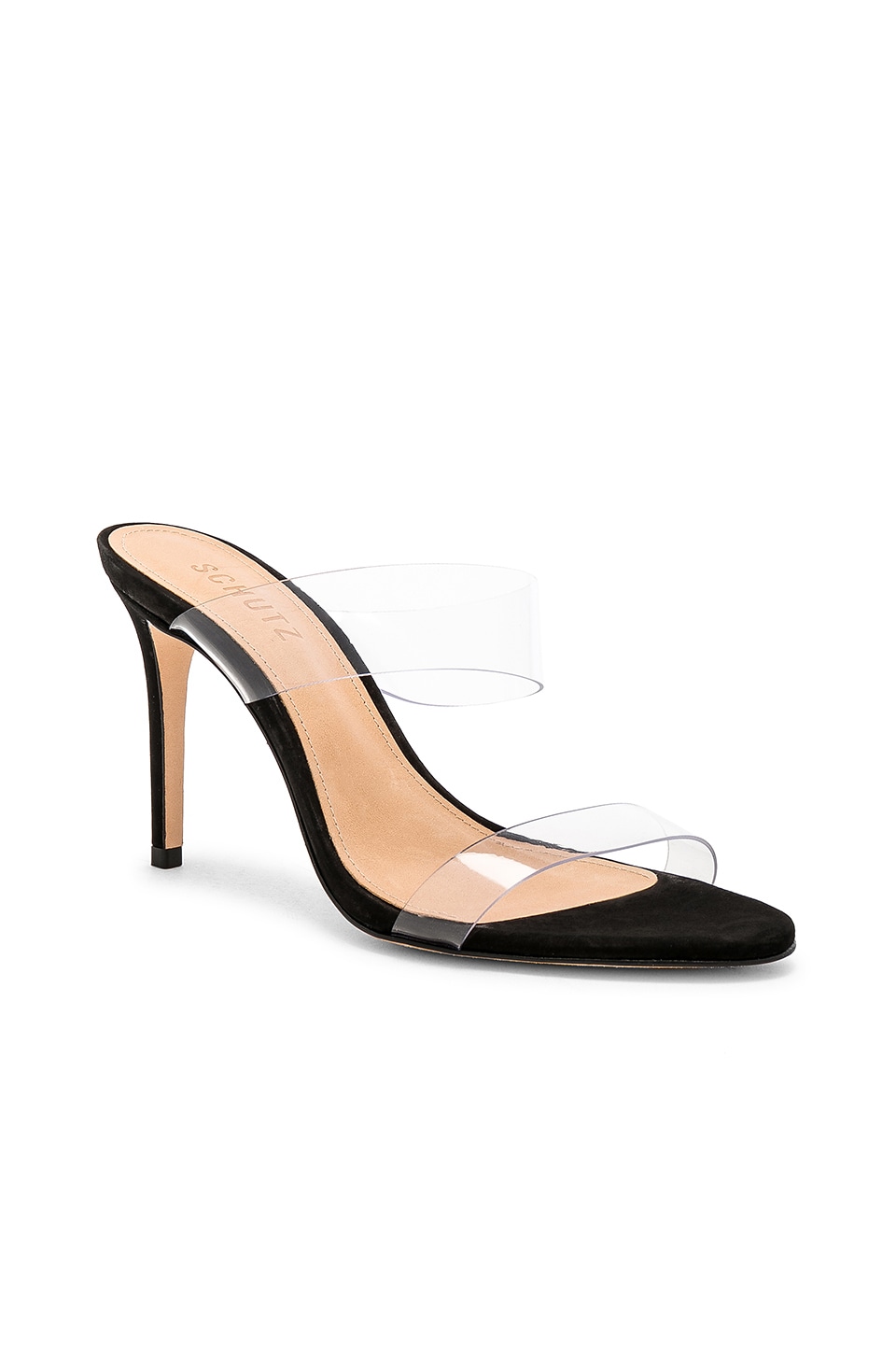 Schutz Ariella Heel In Transparente Salto