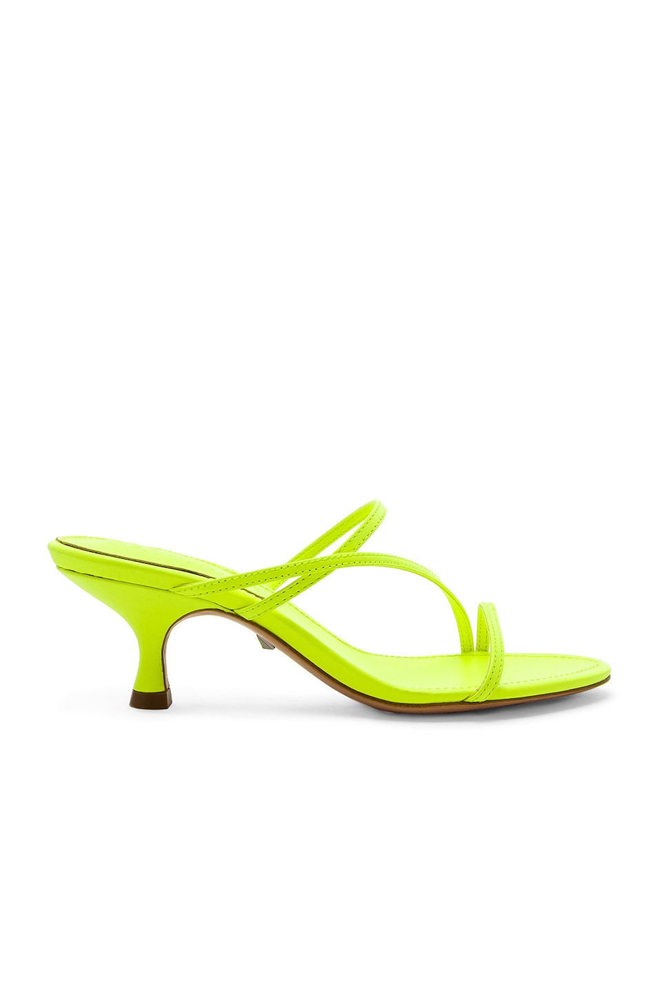 neon yellow sandal