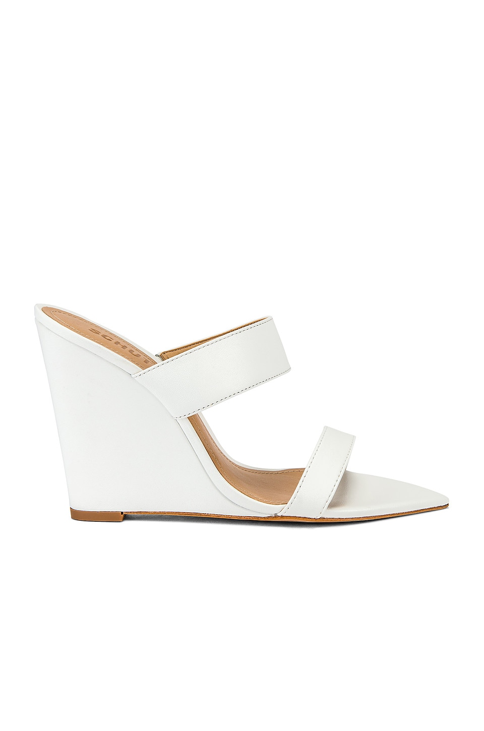 Schutz Soraya Wedge in White | REVOLVE