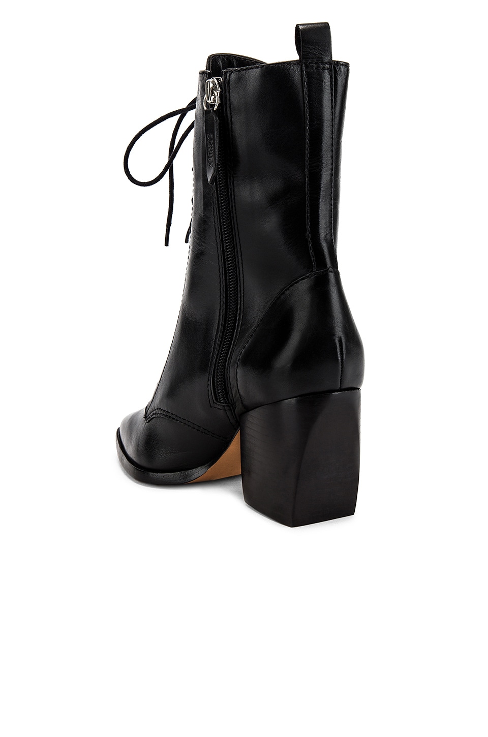 Schutz Lace Up Boot in Black | REVOLVE