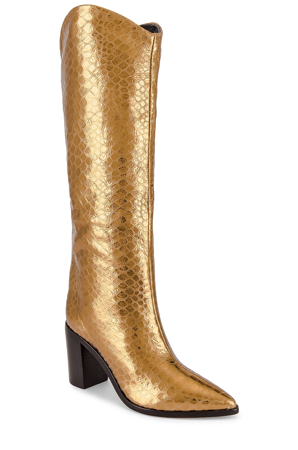 analeah knee high western boot schutz