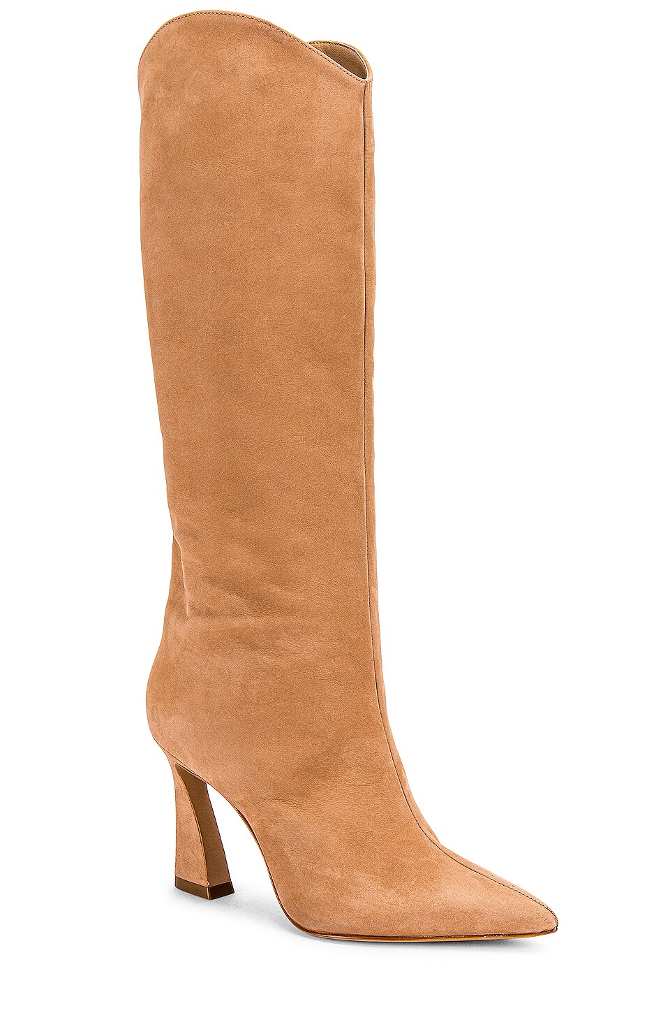 schutz maryana flare suede boots