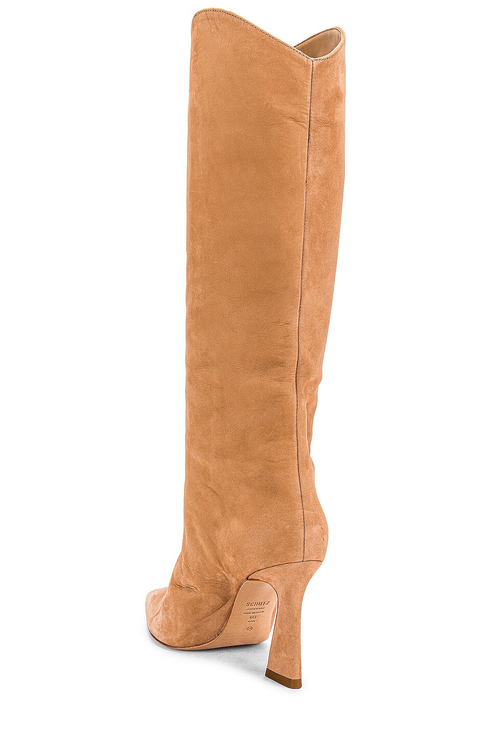 schutz maryana flare suede boots
