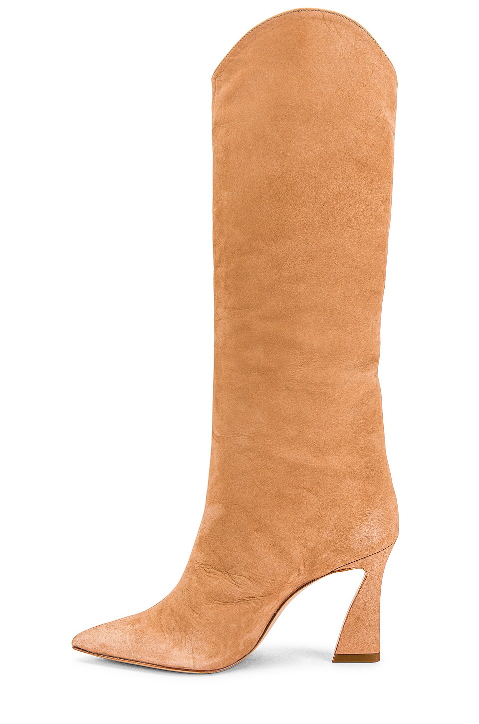 schutz maryana flare suede boots