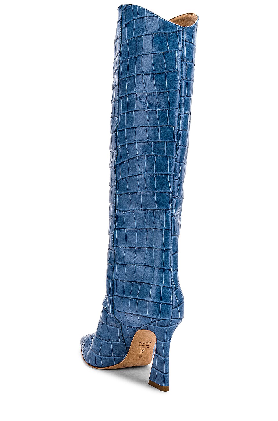 schutz maryana flare suede boots