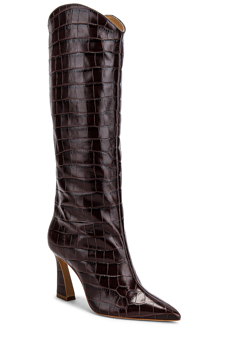 schutz maryana flare suede boots