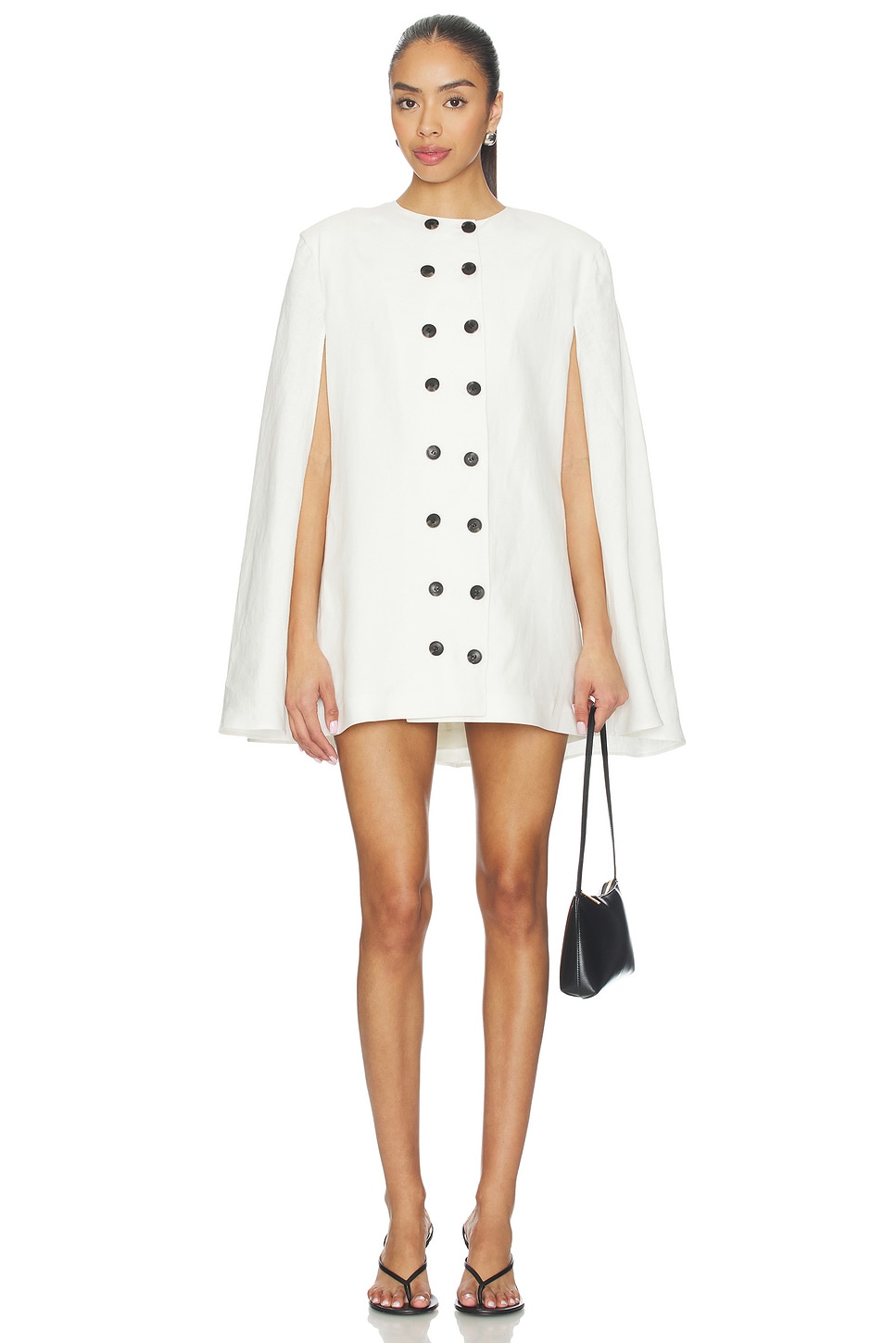 SELMACILEK Button Down Jacket in Ecru | REVOLVE