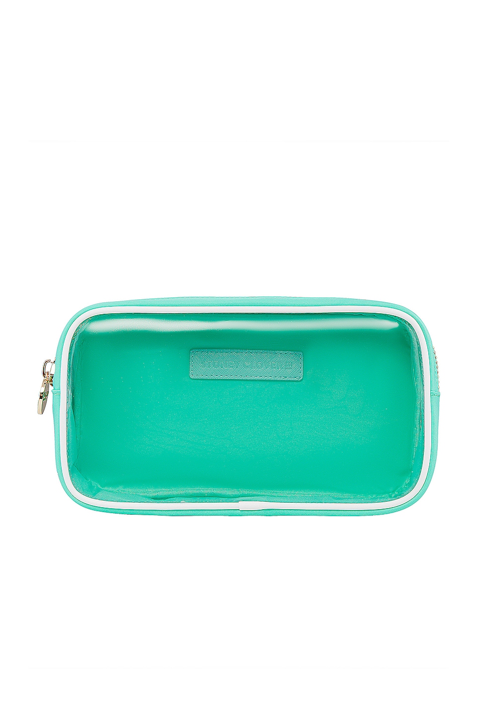 Stoney Clover Lane Clear Small Pouch in Lagoon - Teal. Size all.