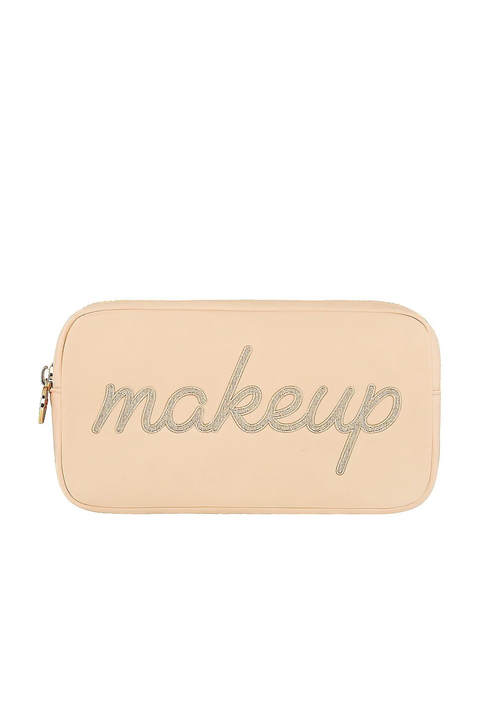 Stoney Clover Lane Sand Makeup Embroidered Small Pouch in Sand
