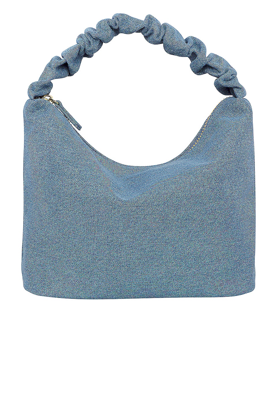 Stoney Clover Lane Denim Scrunch Handle Bag in Blue Denim
