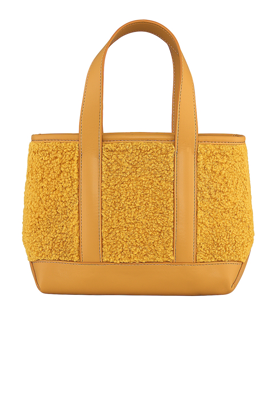 Stoney Clover Lane Sherpa Mini Shopper Tote in Ochre