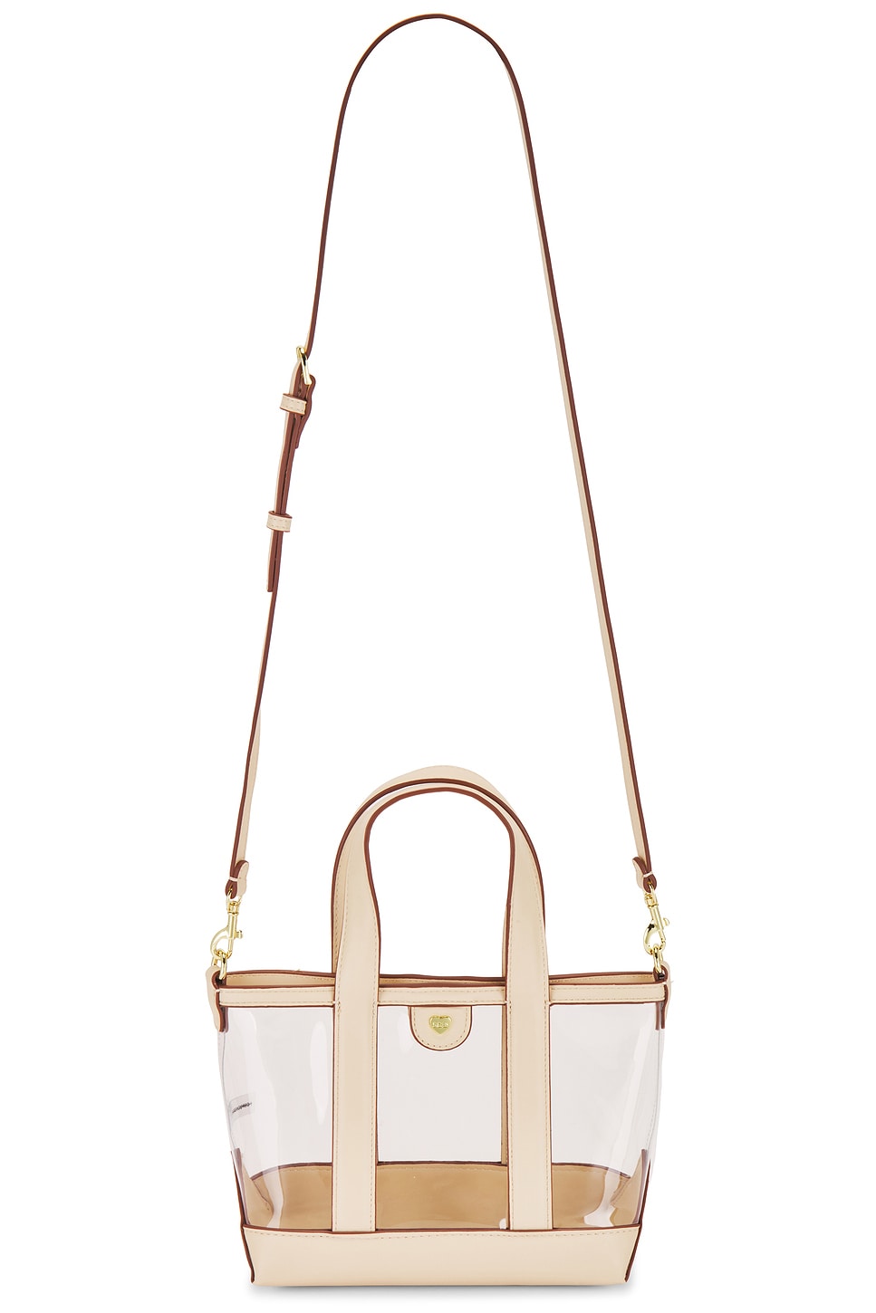 Clear Mini Tote Crossbody Bag