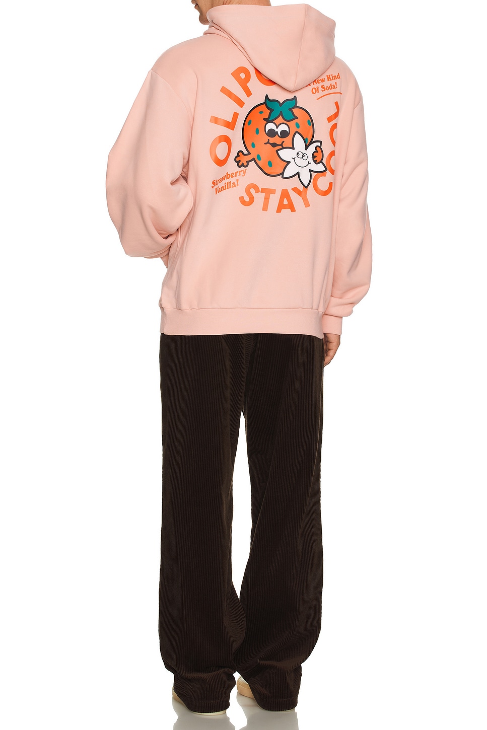 Stay Cool x OLIPOP Strawberry Vanilla Hoodie in Peach | REVOLVE